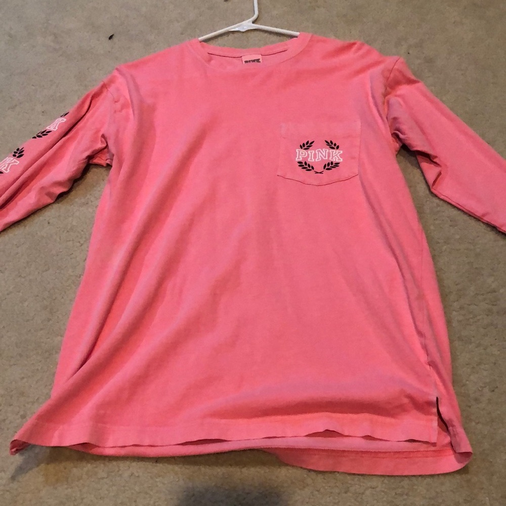 Pink long sleeve top